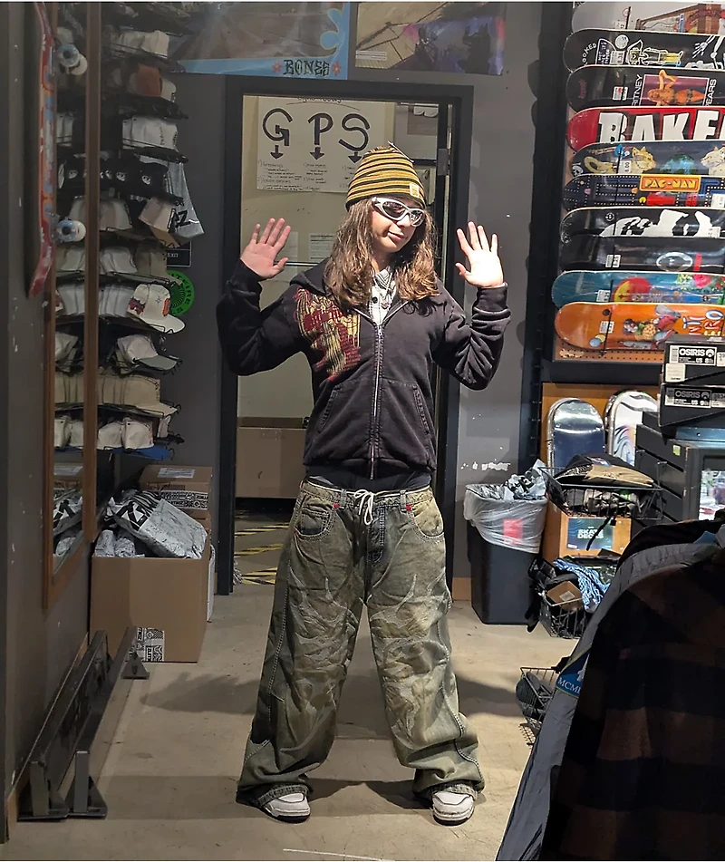 Affliction Prayer Black Wash Zip Hoodie