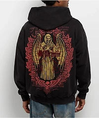 Affliction Prayer Black Wash Zip Hoodie