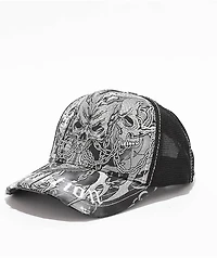 Affliction Primal Tech Black Trucker Hat