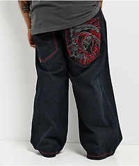 Affliction Reapers Web Dark Wash Ultra Wide Jeans