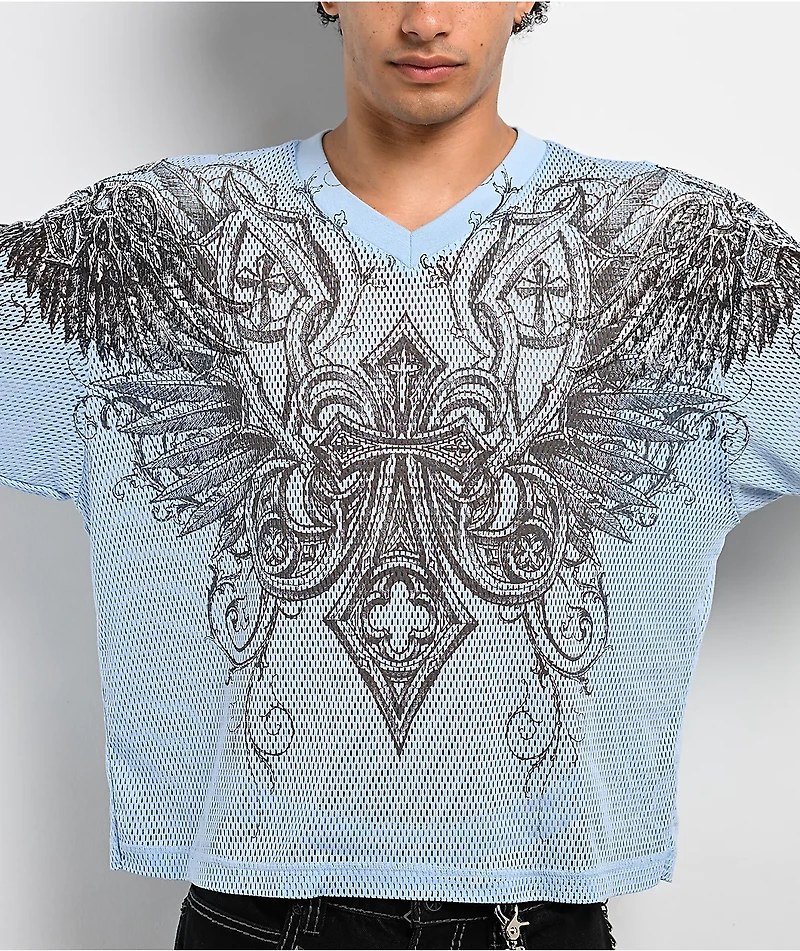Affliction Saint Peter Blue Jersey