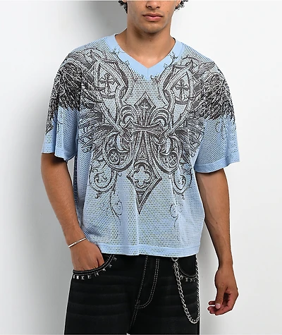 Affliction Saint Peter Blue Jersey