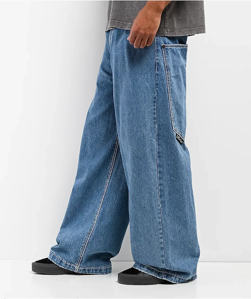 Affliction Seeker Medium Wash Ultra Wide Jeans