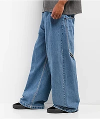 Affliction Seeker Medium Wash Ultra Wide Jeans