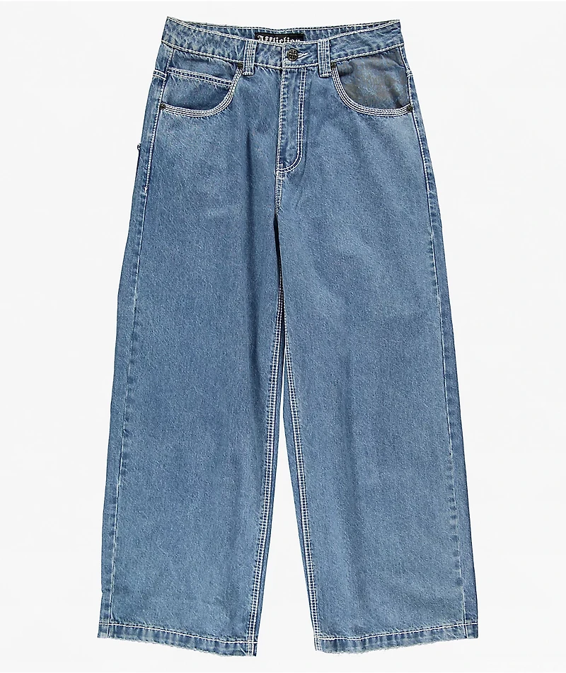 Affliction Seeker Medium Wash Ultra Wide Jeans
