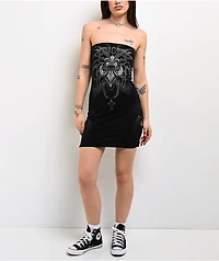 Affliction Shred Fest Black Tube Dress