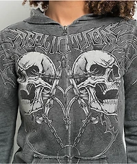 Affliction Shred Fest Black Zip Hoodie
