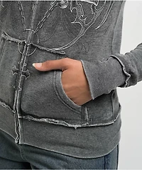 Affliction Shred Fest Black Zip Hoodie
