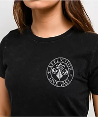 Affliction Simulation Black Wash T-Shirt