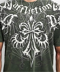 Affliction Skeleton Green T-Shirt