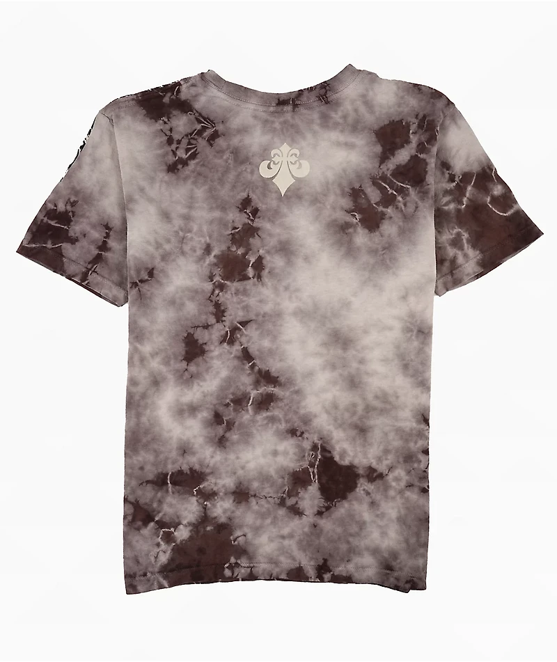 Affliction Skeleton Lilac Burnout T-Shirt