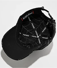 Affliction Spider Black Strapback Hat