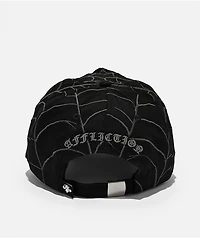 Affliction Spider Black Strapback Hat