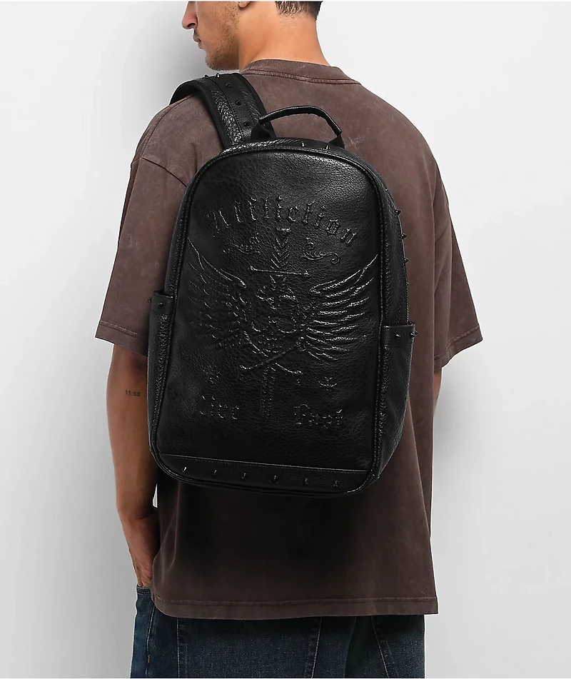 Affliction Spike Black Backpack