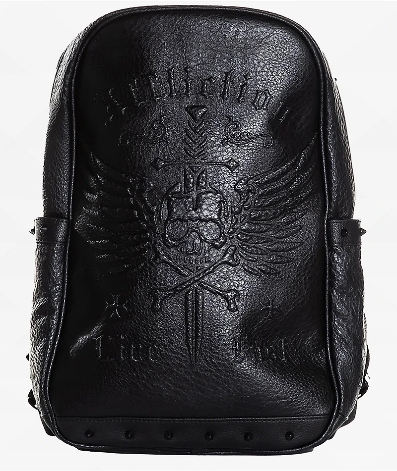 Affliction Spike Black Backpack