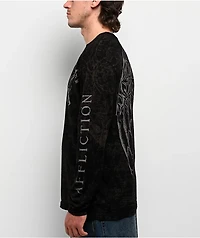 Affliction Spike Black Long Sleeve T-Shirt