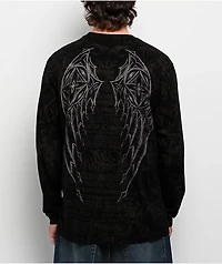 Affliction Spike Black Long Sleeve T-Shirt