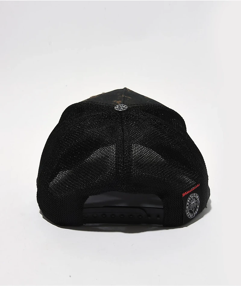 Affliction Spiker Brown & Black Trucker Hat