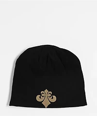 Affliction Spiker Brown Reversible Skully Beanie