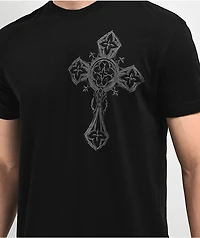 Affliction Spiker Reflective Black T-Shirt