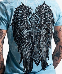 Affliction Stampede Blue Wash T-Shirt