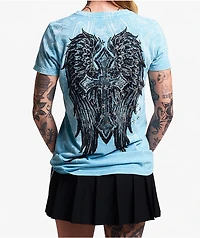 Affliction Stampede Blue Wash T-Shirt
