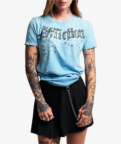 Affliction Stampede Blue Wash T-Shirt