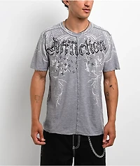 Affliction Stampede Grey T-Shirt