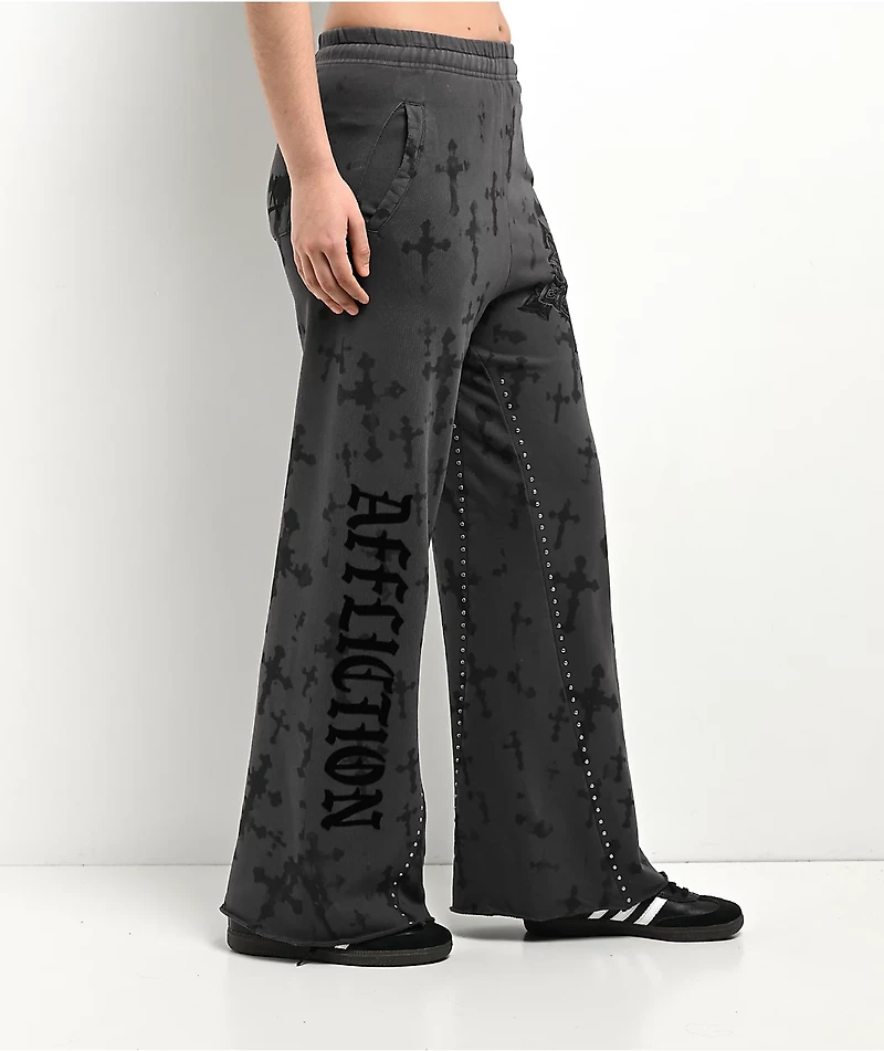 Affliction Stone Grail Grey Sweatpants