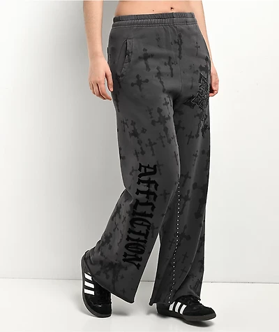 Affliction Stone Grail Grey Sweatpants
