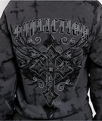 Affliction Stone Grail Grey Zip Hoodie