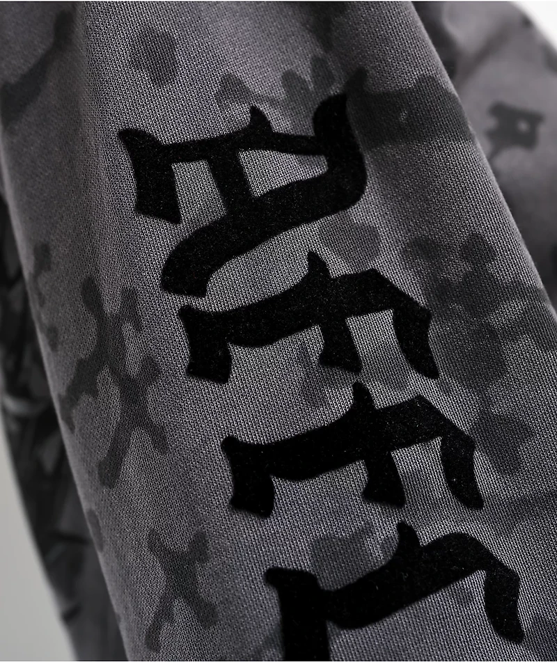 Affliction Stone Grail Grey Zip Hoodie