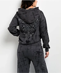 Affliction Stone Grail Grey Zip Hoodie
