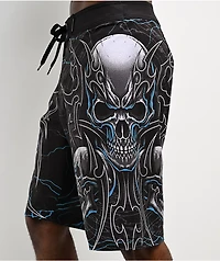 Affliction Street Savage Black Board Shorts
