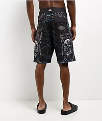 Affliction Street Savage Black Board Shorts