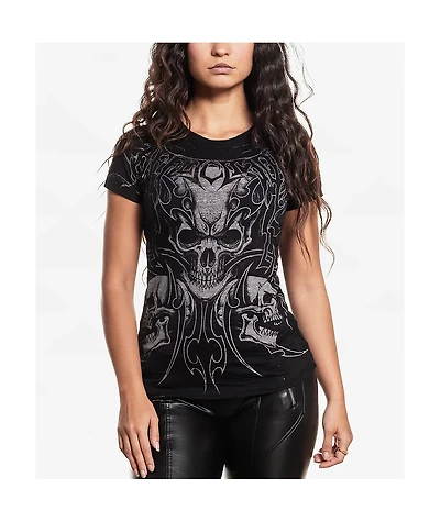 Affliction Street Savage Black Wash T-Shirt