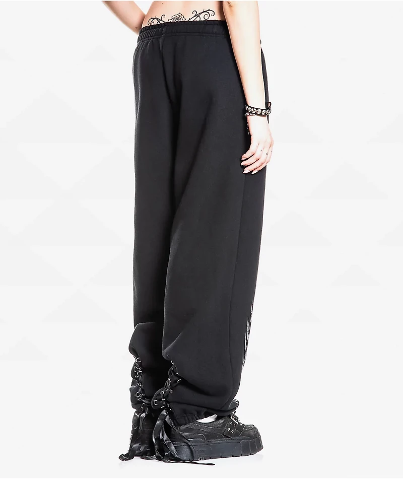 Affliction Stunt Double Black Sweatpants