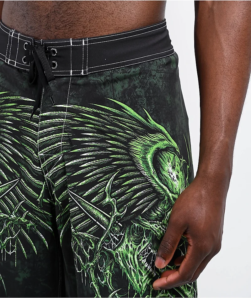 Affliction Toxic Wrath Black Board Shorts