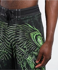 Affliction Toxic Wrath Black Board Shorts