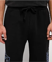 Affliction Toxic Wrath Black Sweatpants