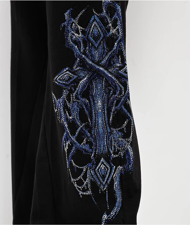 Affliction Toxic Wrath Black Sweatpants