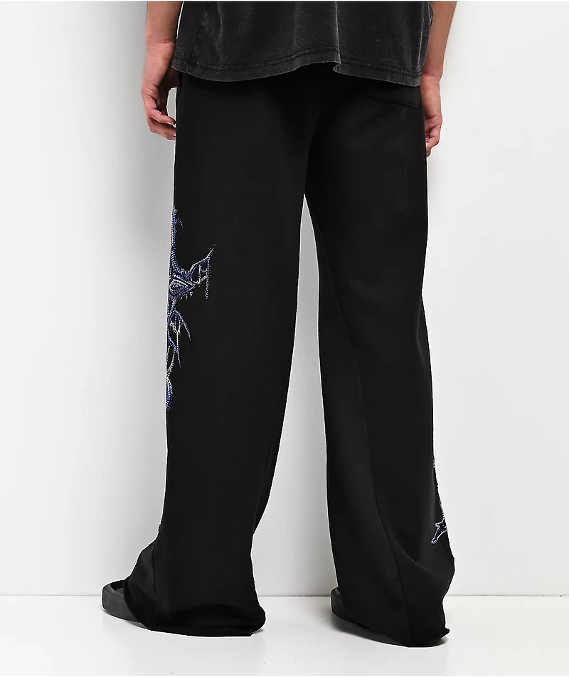 Affliction Toxic Wrath Black Sweatpants