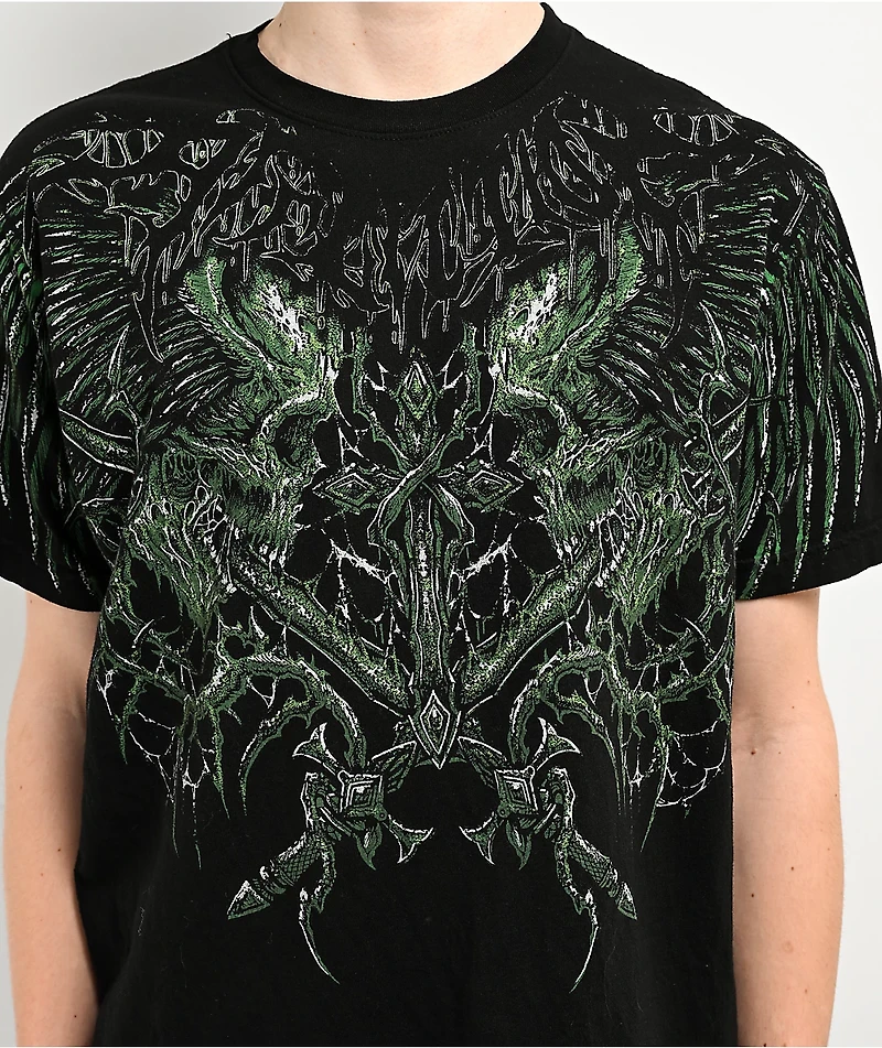 Affliction Toxic Wrath Black T-Shirt
