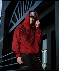 Affliction Vertebrate Red Hoodie