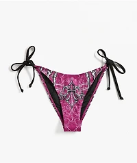 Affliction Vertibrate Deep Purple Bikini Bottom