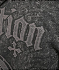 Affliction Vesper Black Wash Hoodie