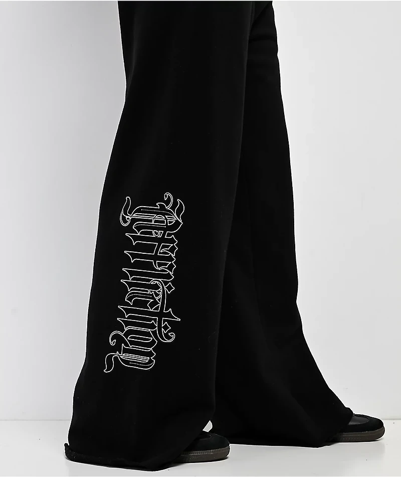 Affliction Widowmaker Black Sweatpants
