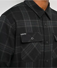 Affliction Winged Black Button Up Flannel Shirt