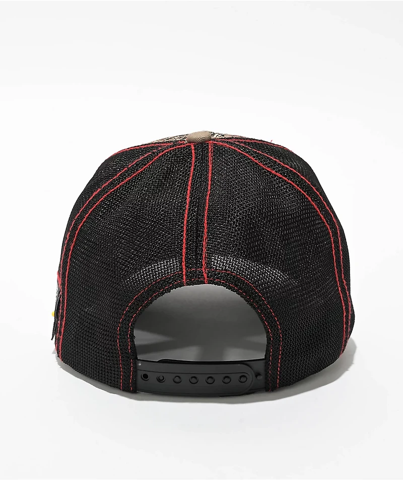 Affliction Winged Reaper Brown & Black Trucker Hat