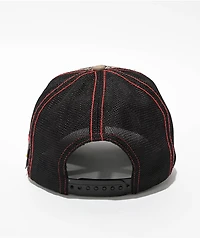 Affliction Winged Reaper Brown & Black Trucker Hat